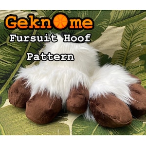 Fursuit Hoof Pattern (PDF Download)