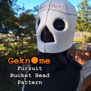 Fursuit Bucket Head  Base Pattern + Tutorial