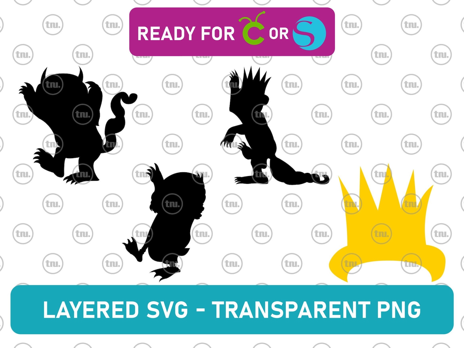 Where the Wild Things Are Svg and Png, Wild Things Svg and Png, - Etsy