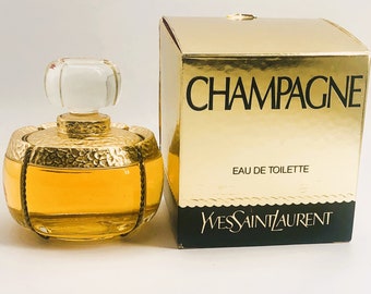 YSL CHAMPAGNE VINTAGE Parfüm seltene Frau 50 ml Spritzer edt yves saint laurent erste Ausgabe eingestellt Parfüm Eau de Toilette