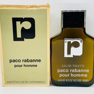 240 Ml PACO RABANNE PERFUME Pour Homme Vintage Splash Edt Xxl for 