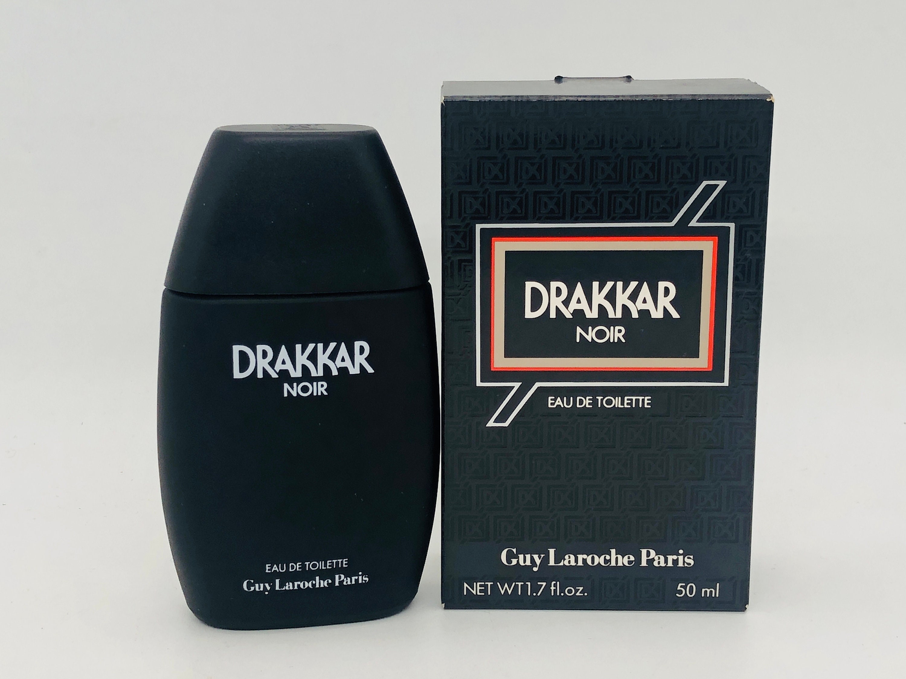 Guy LAROCHE DRAKKAR NOIR Vintage Perfume for Men Eau De Toilette