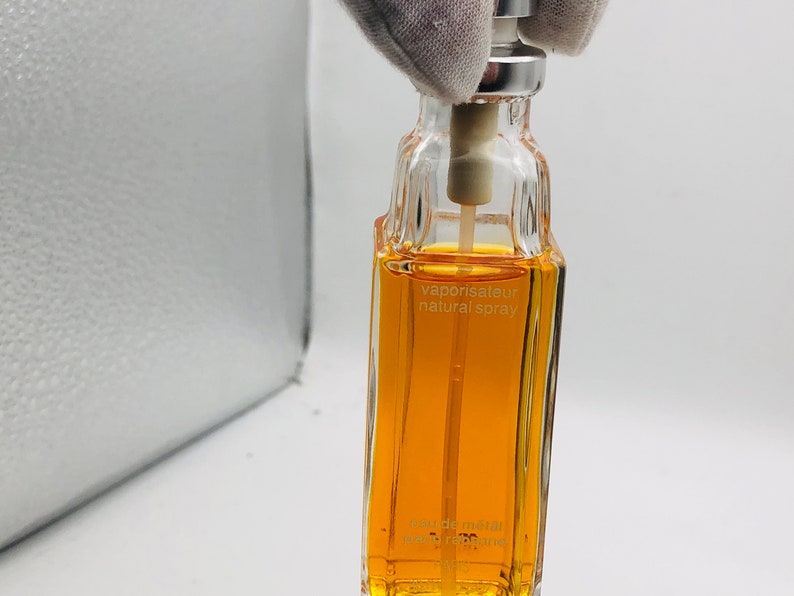 Parfüm Eau De Metal PACO RABANNE VINTAGE 30 ml Spray Edt raro eingestellte Erstausgabe Eau de Toilette Bild 5