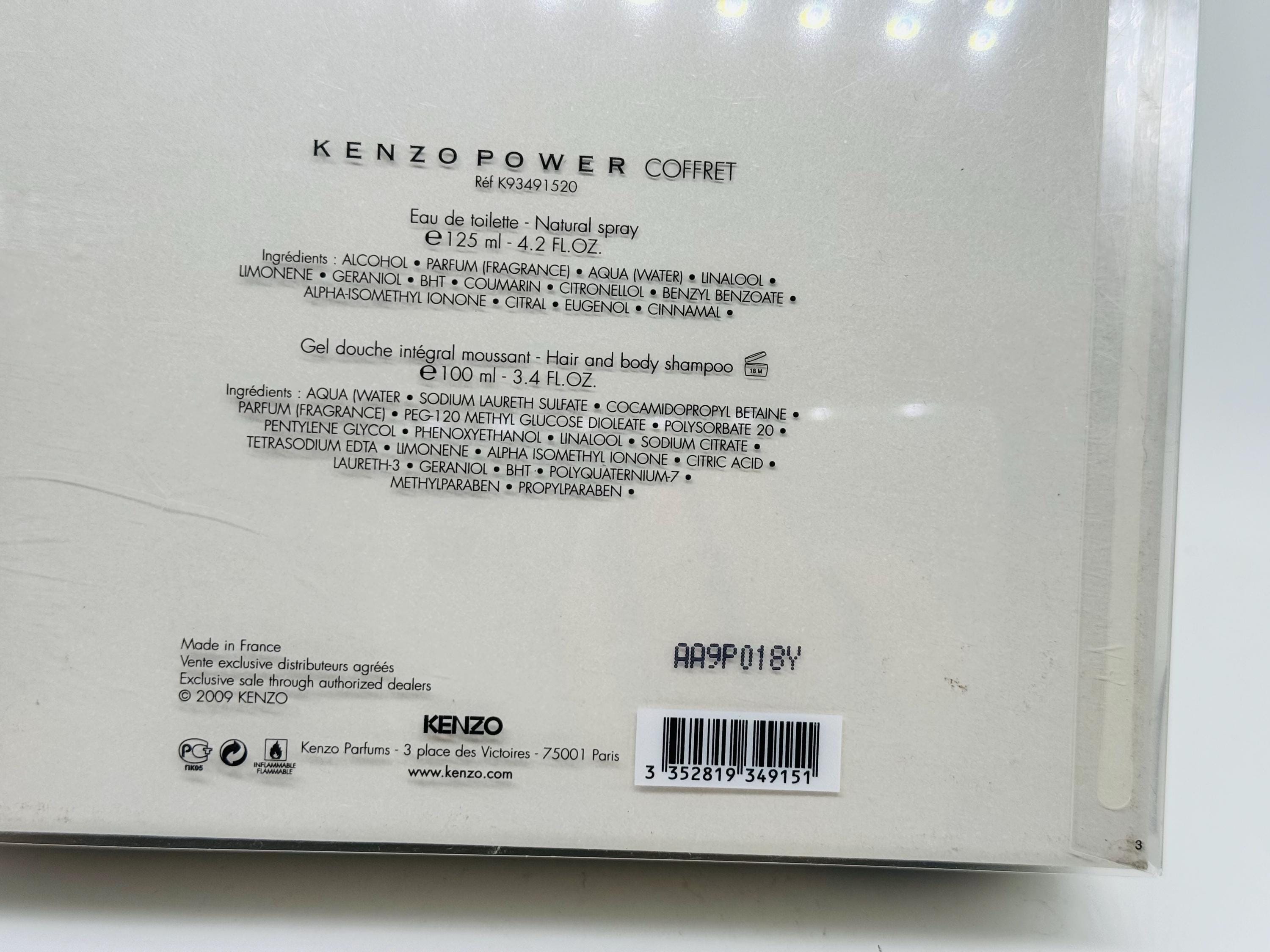 Kenzo power coffret discount