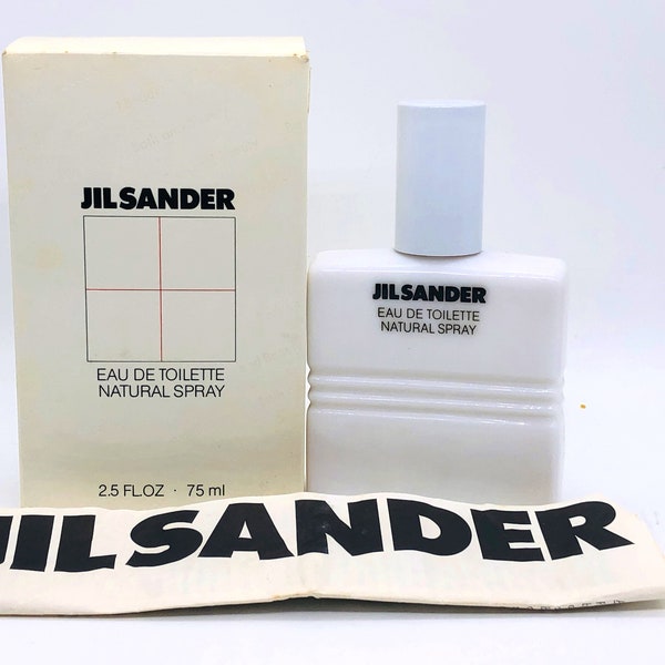 JIL SANDER bain et beauté 75 ml parfum vintage Spray 90s edt discontinué difficile à trouver donna femme femme