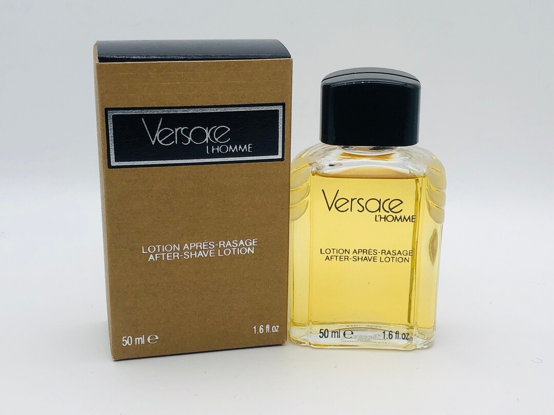 After Shave Gianni VERSACE L HOMME VINTAGE 50 Ml Splash Rare Man Aftershave Pour Homme Pre Barcode Etsy