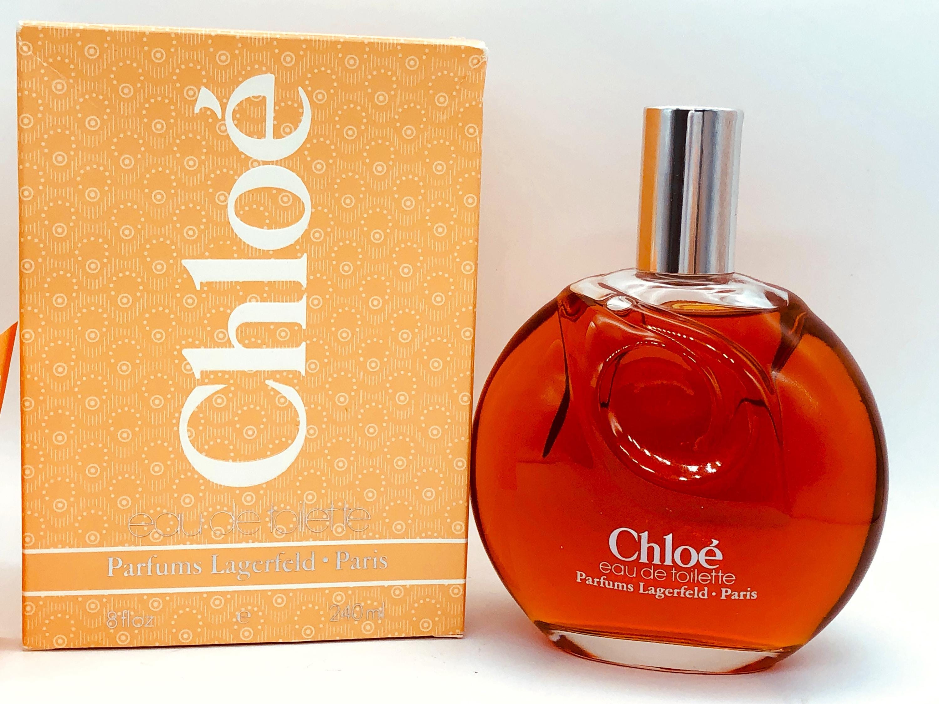 240 Ml CHLOE by Karl LAGERFELD VINTAGE Perfume Edt Splash Woman Eau De Toilette Woman Old Version Hard to Find Discontinued Xxl Etsy