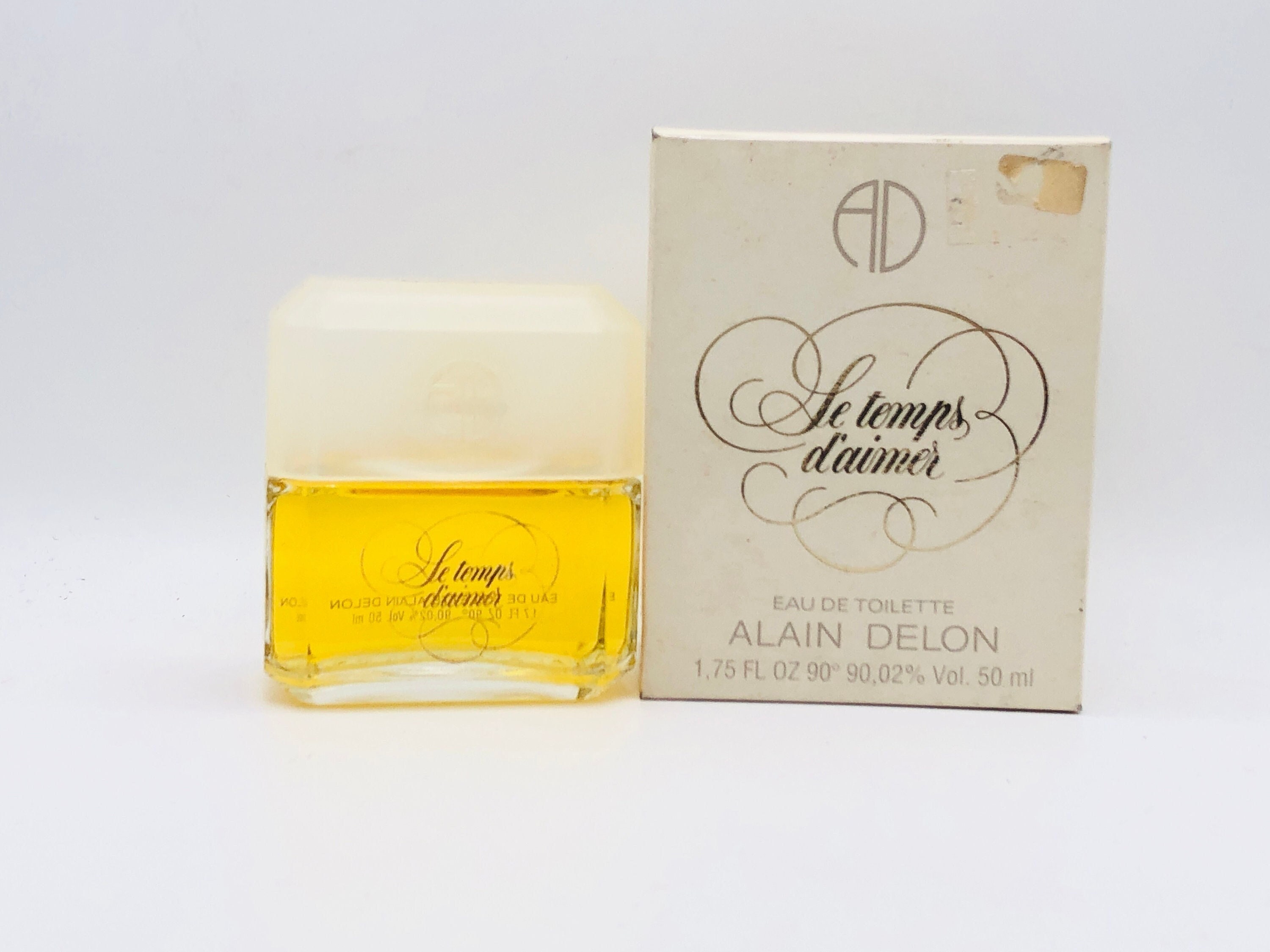 Le Temps D Aimer Alain Delon ALAIN DELON Le Temps Daimer parfum vintage 50 ml splash edt - Etsy France