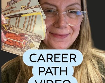 Career path reading tarot video recording one question