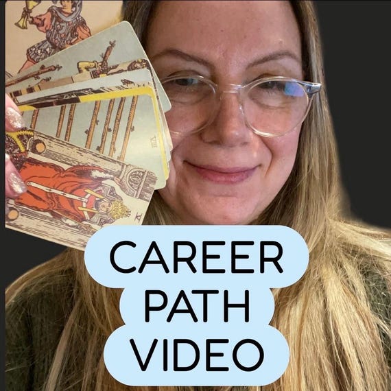 Career path reading tarot video recording