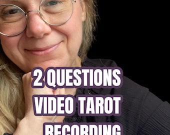 Two question tarot reading video for love, career, or general life