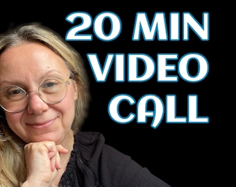Tarot Reading Video Zoom Call 20 min unlimited questions