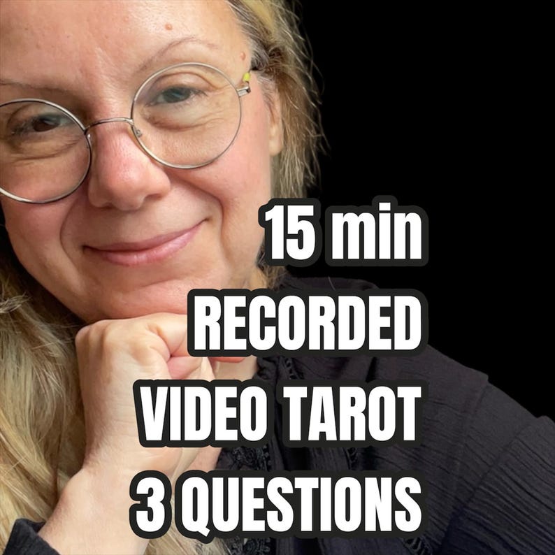 Real Tarot Reading Video | No AI | Recorded 15 minutes | Three Questions | image 1