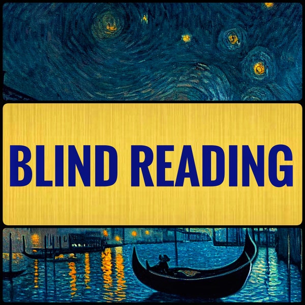 Intuitive blind tarot reading