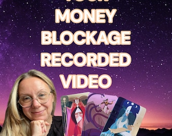 Tarot Reading Money Blockage and Financial Challenges Recorded Video