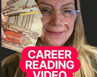 Career Tarot Reading for one career related question, video delivery, brutally honest
