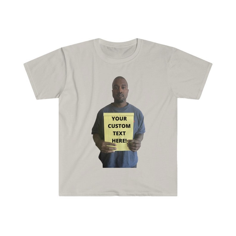 Customizable Text Kanye West Notepad Dank Meme Quote Funny Etsy