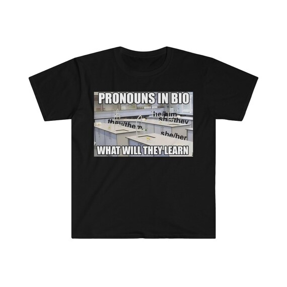 Pronouns in Bio Funny Meme T-shirt - Etsy Pronouns in Bio Funny Meme T-shirt - Etsy