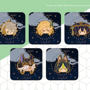 2023 Ver. Genshin Sumeru Rose Gold Emaille Pin