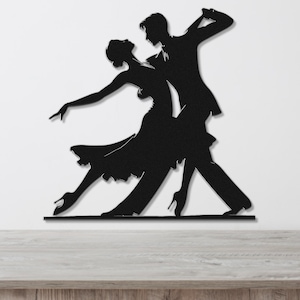 Dancer Gift, Metal Wall Art, Dancing Décor, Many Sizes & Colors, Silhouette Dancing, Wall Art, Ballet Dance, Gift for a Dancer, Dance Mom