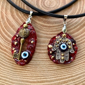 Love Talisman Attraction Amulet Relationship Spell Charm Passion Necklace Unity Pendant Lust Medal Soulmate Emblem Attractive Magic Casting