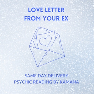 Liebesbrief von Ihrer Ex Psychic Kanalisierte Emotionale Worte Herzliche Nachricht Romantische Notizen Hat mein Ex mich vermisst, was mein Ex über mich denkt