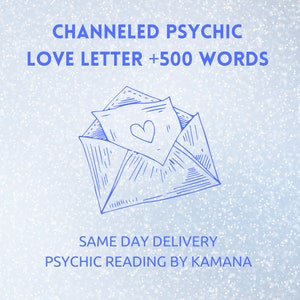 Channeled Love Letter Heartfelt Words Messages From Your Person Romantic Notes Emotional Expression TwinFlame Letter Soulmate Connection