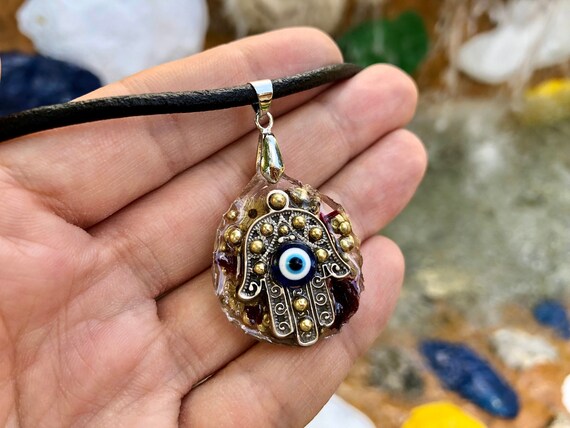 Evil Eye Necklace Hamsa Necklace Fatima 