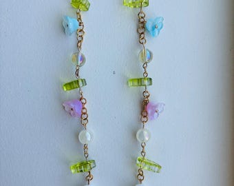 Whimsical flowers claw clip accessories