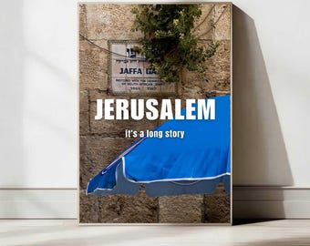 Plakat z Jerozolimy — Izraelska sztuka ścienna