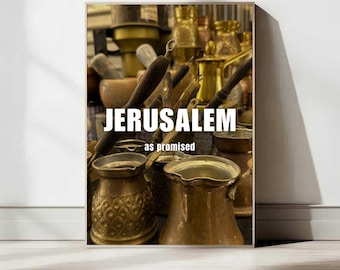 Jerusalem Poster Print — Israel Wall Art