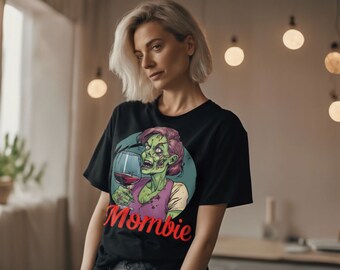 Mombie Unisex Jersey Short Sleeve Tee