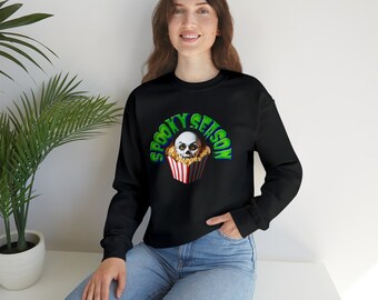 Spooky Season Popcorn Unisex Heavy Blend™ Crewneck Sweatshirt