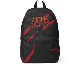 Zombie Ninja Unisex Fabric Backpack