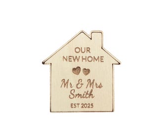 Personalised New Home Magnet – Handmade Housewarming Gift
