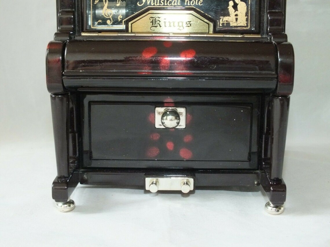 Vintage kings upright piano musical jewellery box Etsy