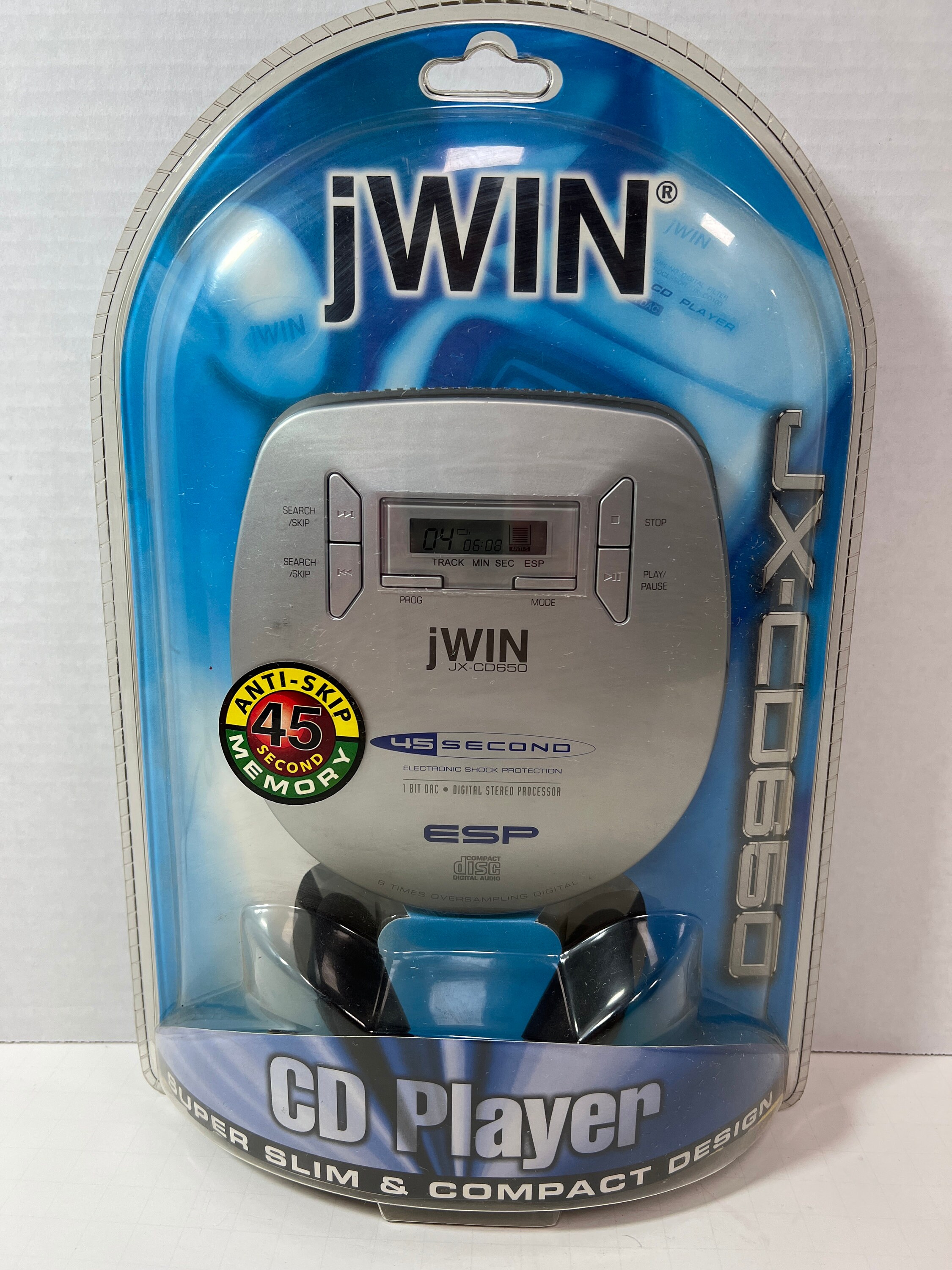 Vintage Jwin Jxcd0650 CD Player 2000 NIB. Very Cool Etsy