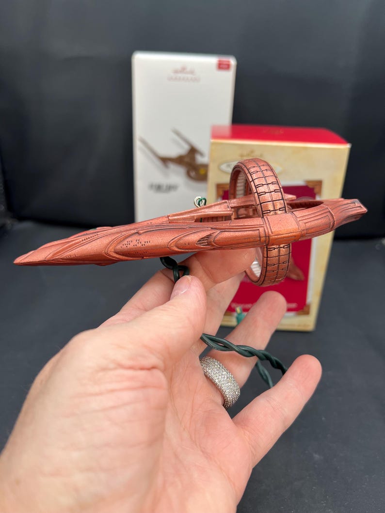 Ship Structuring Gd A Collection of Boxed Hallmark Keepsake Star Trek Christmas Ornaments ...