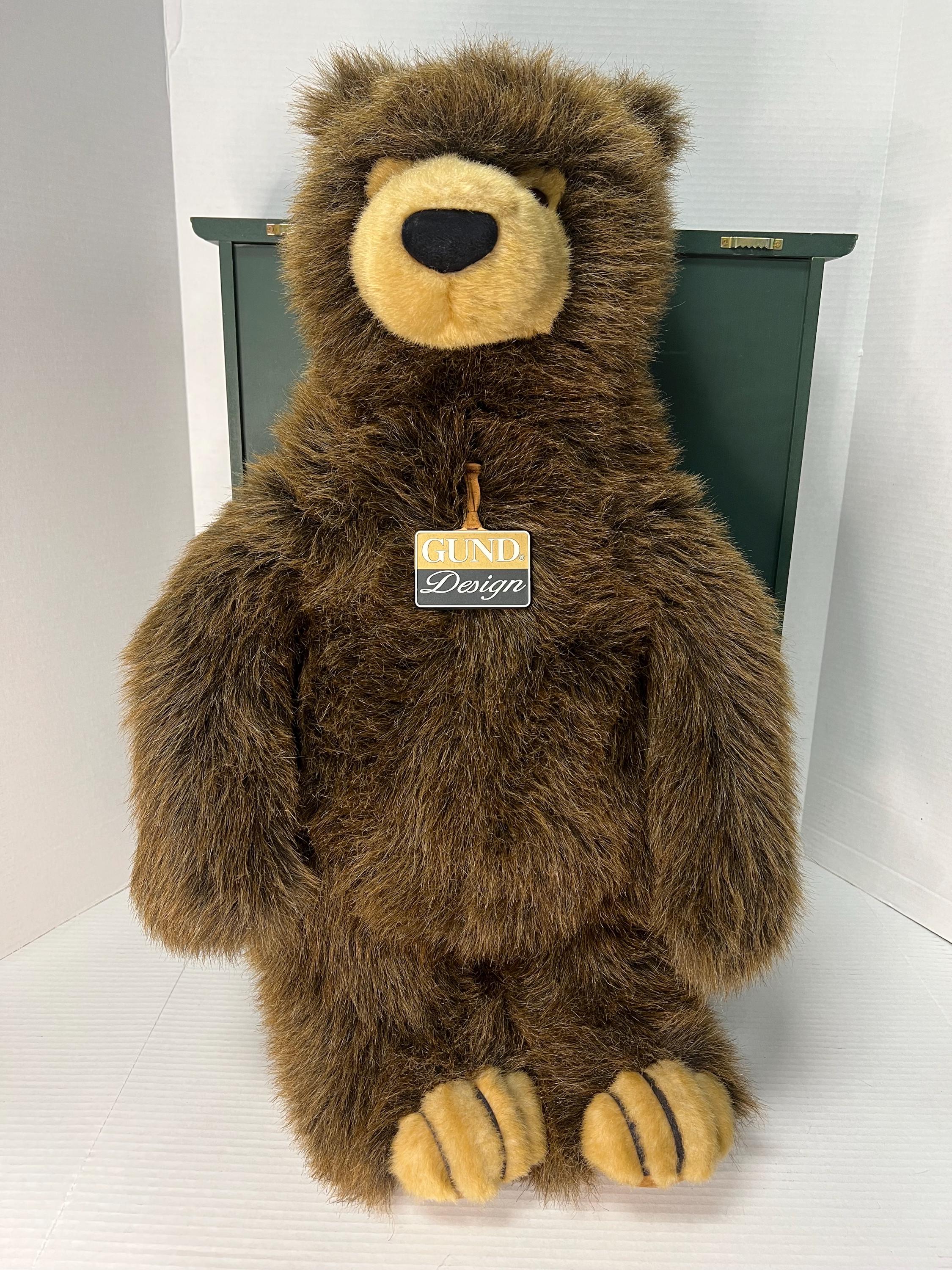 Stuffed Grizzly Bear Vintage - Etsy