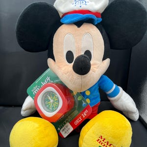 Vintage 2009 Macy's Holiday Sailor Mickey Mouse Plush with Clock – Limited Edition bild 2