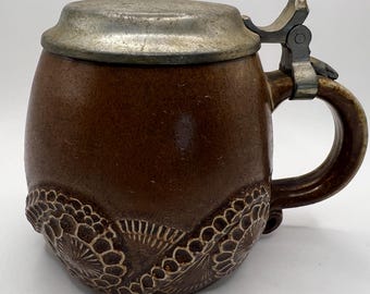 Vintage Goebel Beer Stein with Pewter Lid
