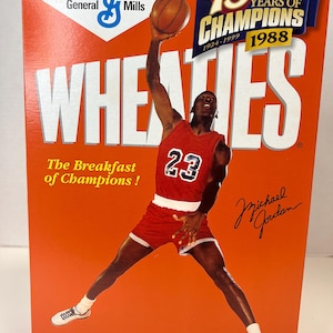 Collectible Wheaties Michael Jordan - Etsy