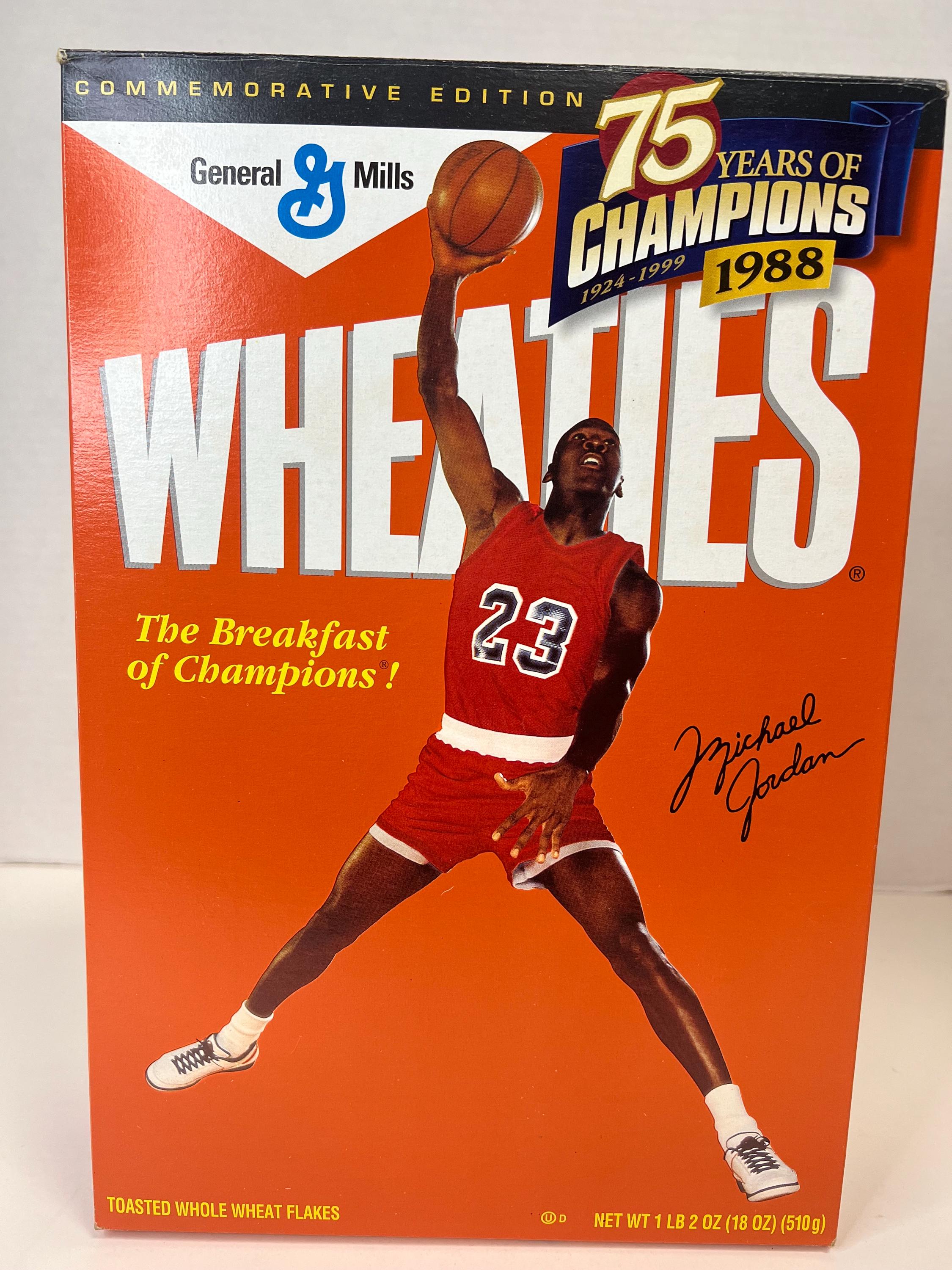 Vintage 1999 75th Anniversary of Wheaties With the Michael Jordan