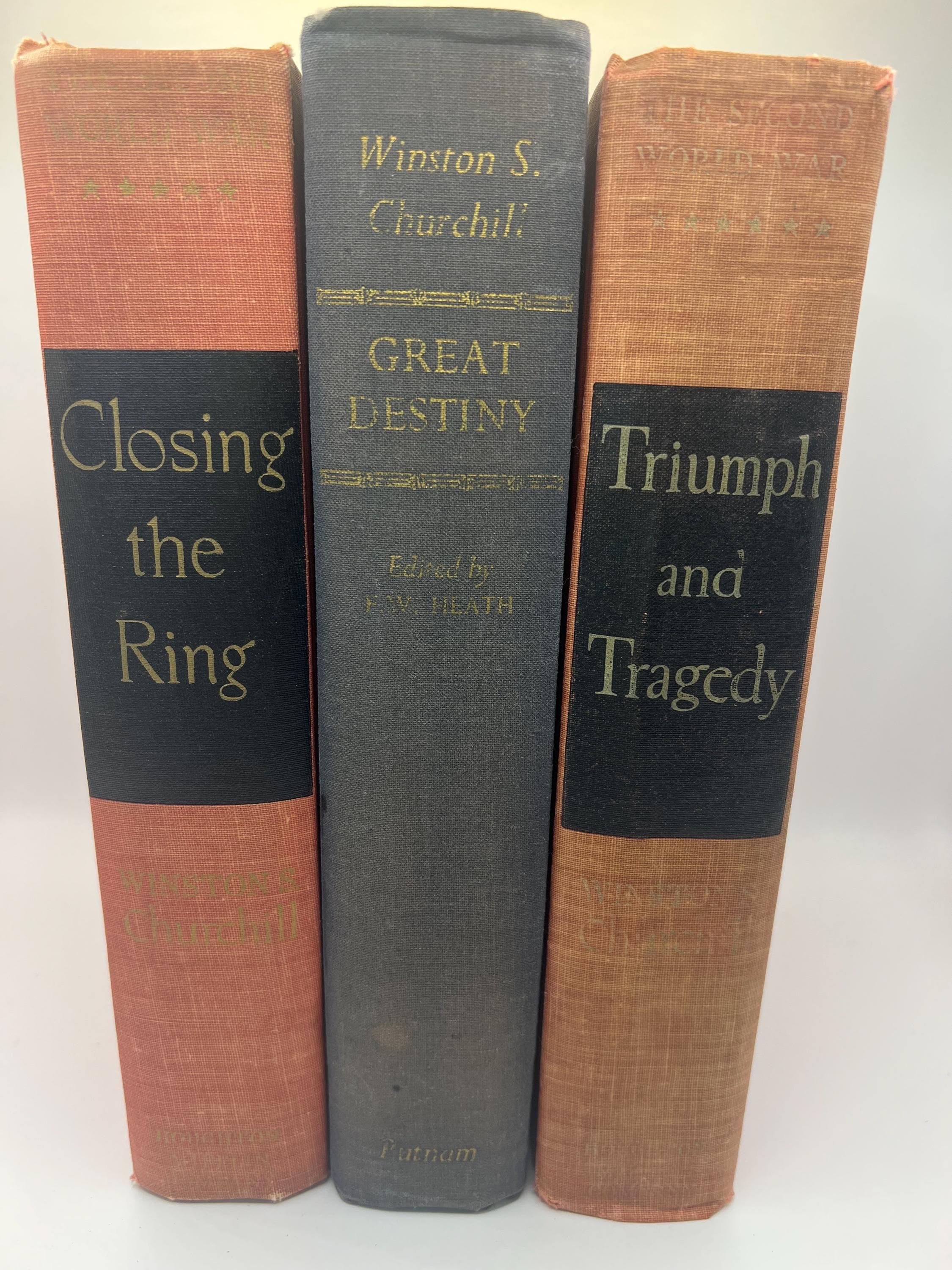Winston Churchill Book Set - Etsy