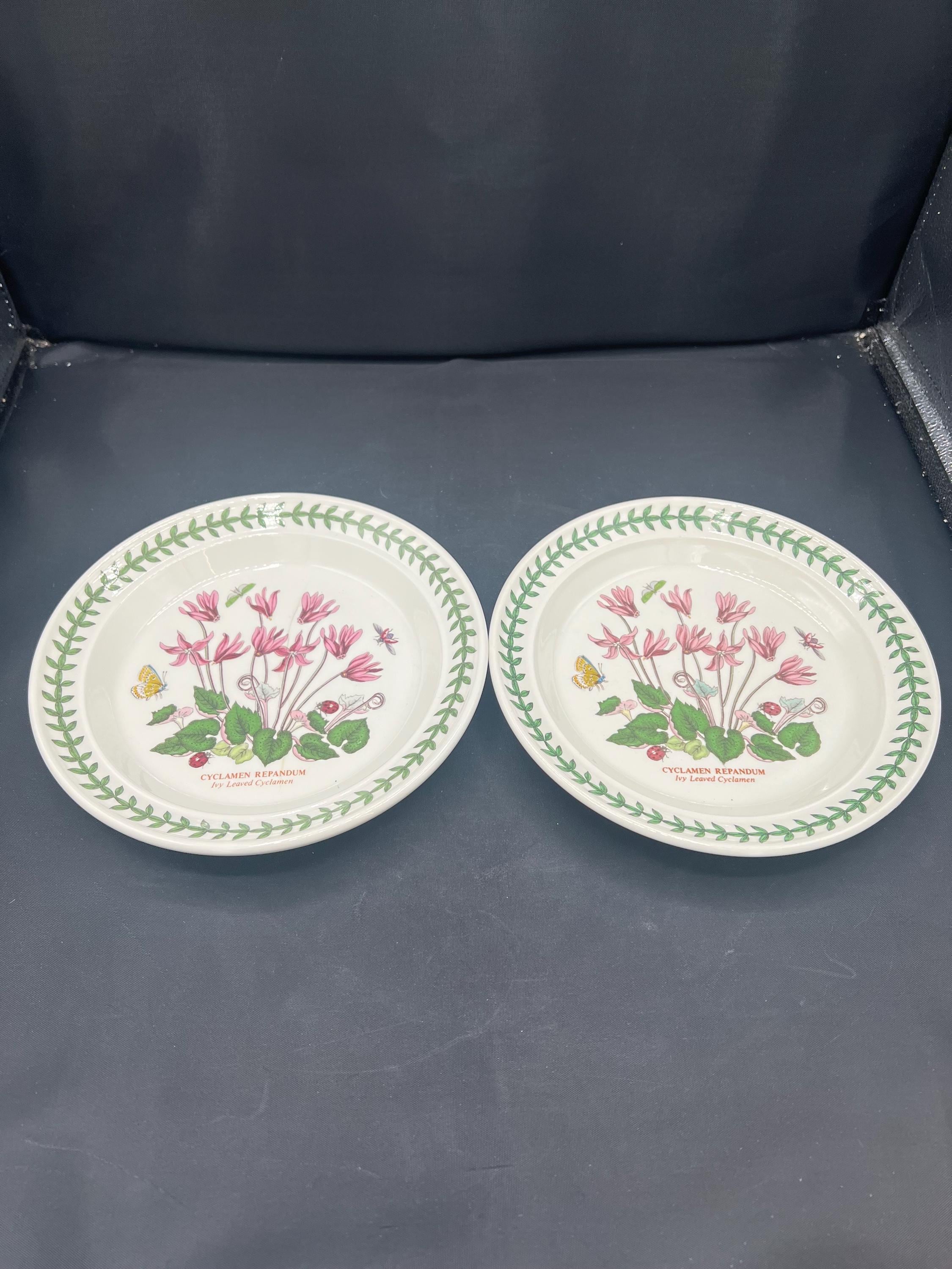 Cyclamen Plates - Etsy