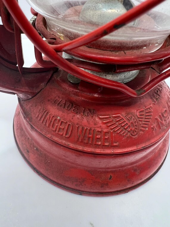 Vintage Winged Wheel Red Lanture Made in Japan No. 400