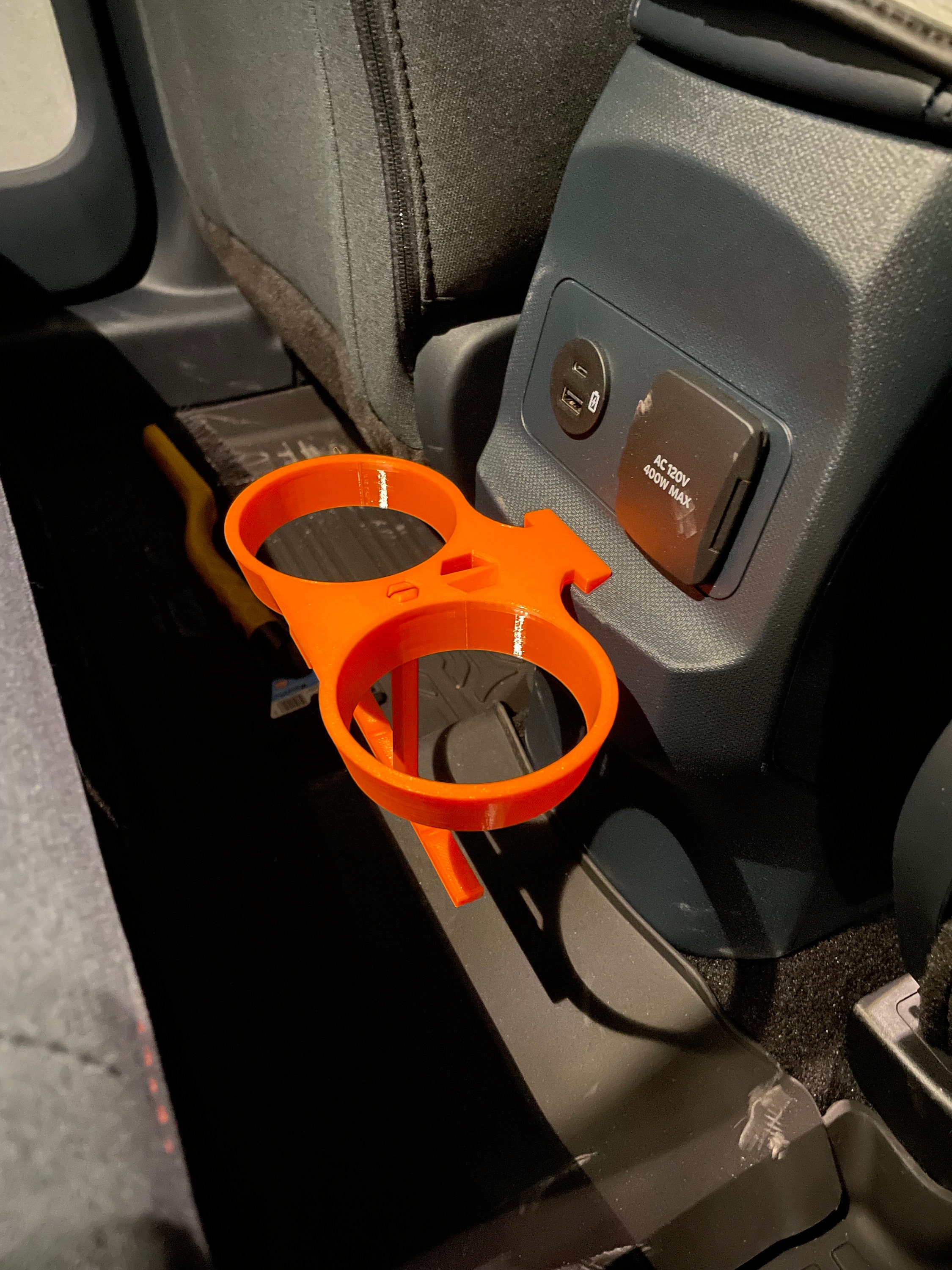 Ford Maverick FITS Backseat Cupholder and Bag Hooks 