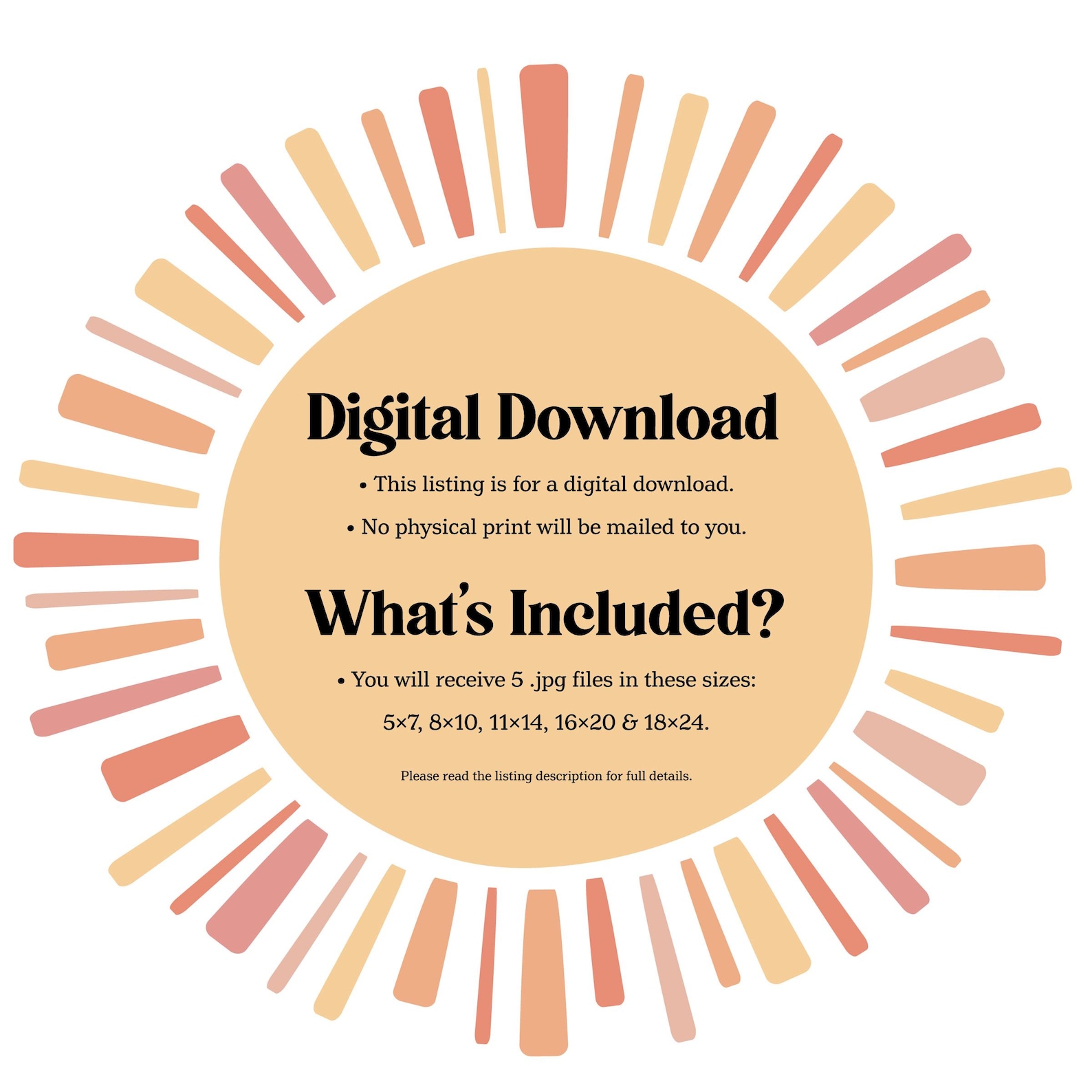 Colors Chart Poster Digital Download | Rainbow Crayon Printable for ...