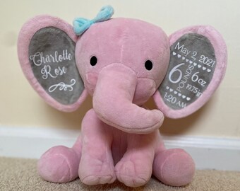Baby Birth Keepsake Elephant