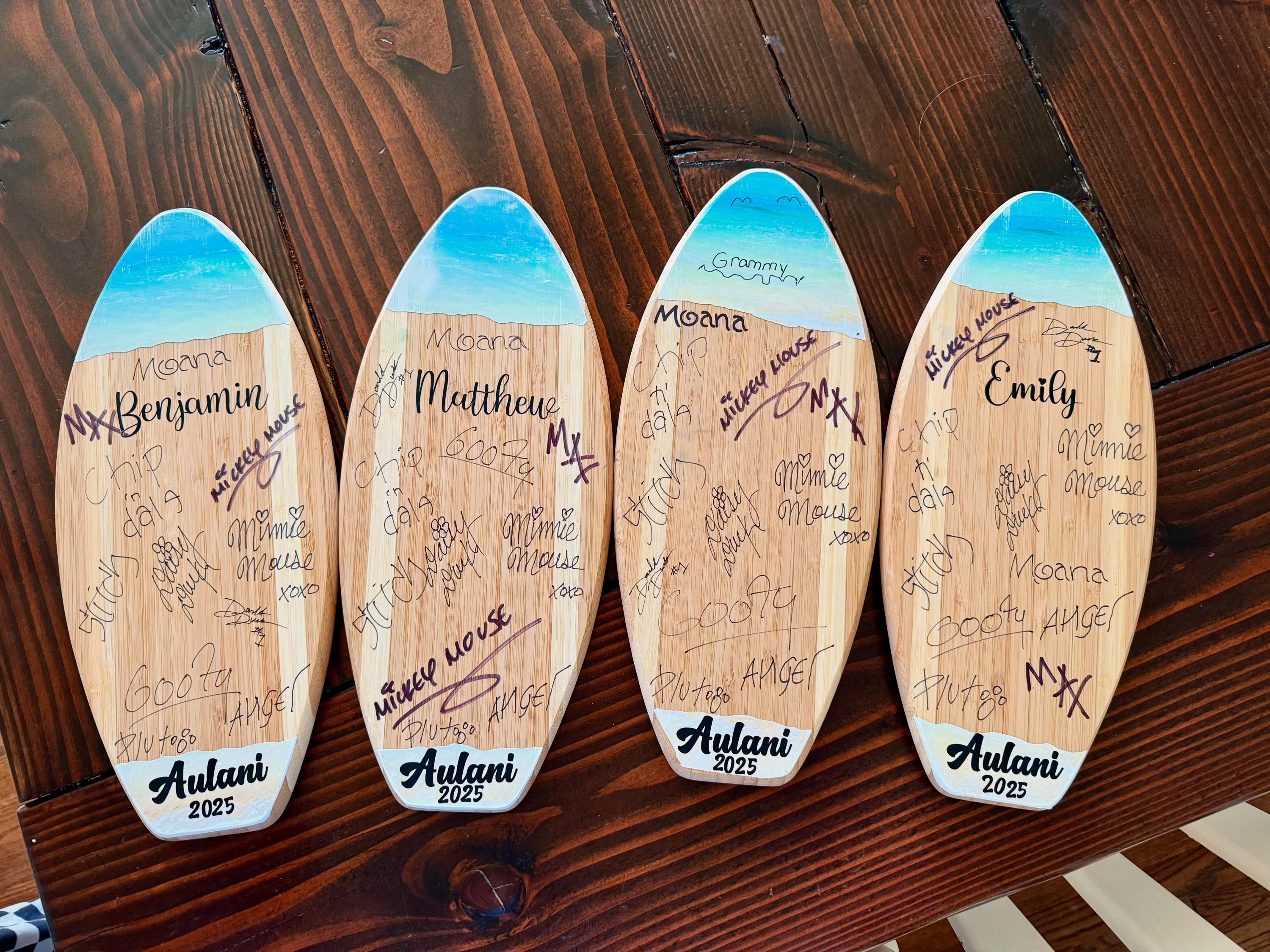 Disney Aulani Surf Board for Autographs - Etsy
